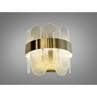 Настінний світильник 803 золото LED 16Вт кришталевий