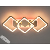 Люстра потолочная 8060 золото LED 75Вт с пультом