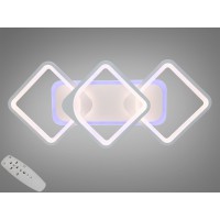 Люстра LED Diasha 8060 біла 75Вт пульт 13м²