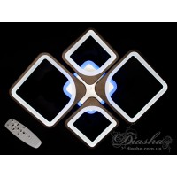 Стельова LED люстра Серія 8060 чорна 72Вт смарт