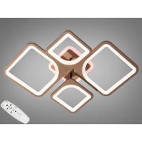 LED люстра 8060 смарт коричнева 100 Вт пульт