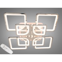 Люстра LED потолочная 8060 хром 190Вт пульт диммер
