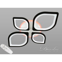 Стельова LED-люстра з диммером та підсвічуванням, 105W