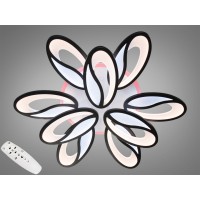 LED люстра потолочная Diasha чёрная 150W диммер пульт