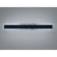 Настенное LED бра-планка черное 28 Вт акрил
