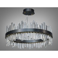 Кришталева люстра Diasha LED 836 чорна 135Вт