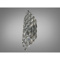 Бра настенное Diasha 9132B420 хром, хрусталь для двух ламп E14 классический стиль