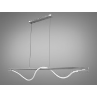 Підвісна LED люстра Ropelight 9609 хром 20W тепле світло 3200K