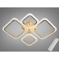 LED люстра 8060 золото 52Вт пульт до 10м²