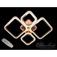 Люстра стельова Diasha 8060 золото LED 80W пульт