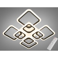 Світлодіодна люстра Серія 8060 чорна 110W димер