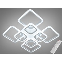 Люстра стельова LED Серія 8060 біла 135Вт пульт