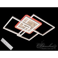 Потолочная LED люстра с пультом, диммером и LED-подсветкой, 170W