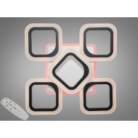 Люстра Diasha Серия 8060 черная LED 60Вт пульт