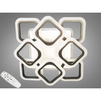 Люстра стельова LED 8060 чорна 110Вт пульт