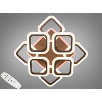 Люстра LED 8060 коричневая 110Вт с пультом