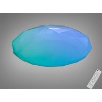 Смарт люстра LED RGB 80Вт пульт біла 14м² iLink