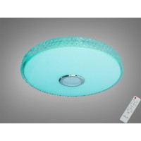 Смарт LED люстра біла RGB MP3 80 Вт пульт i-Link