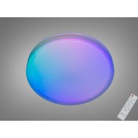 Стельова смарт LED люстра біла 70Вт RGB пульт
