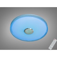 Смарт LED люстра белая 80 Вт RGB MP3 14 м²