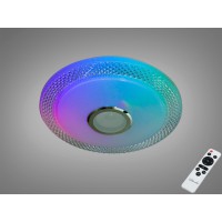 Стельова смарт-люстра біла RGB 70Вт BT Tuya 12м²