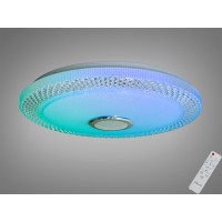 Світлодіодна смарт-люстра біла RGB 80 Вт 14 м²