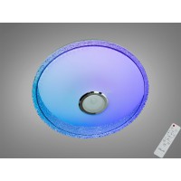 Смарт LED люстра RGB з Bluetooth 80 Вт біла