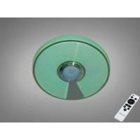 Люстра стельова смарт LED біла 45 Вт RGB Bluetooth колонка TUYA