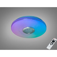 Стельова люстра біла 45 Вт RGB Bluetooth колонка