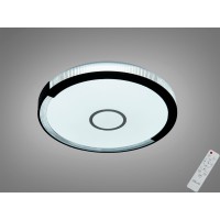 Стельова смарт LED люстра біла RGB 70 Вт пульт