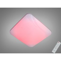 Люстра стельова смарт LED біла 80Вт RGB пульт