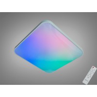 Потолочная смарт LED люстра RGB белая 80 Вт 14 м²