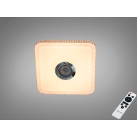 Стельова смарт люстра біла 45 Вт RGB Bluetooth колонка TUYA