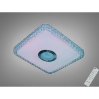 Стельова LED смарт люстра біла 45 Вт RGB Bluetooth