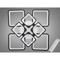 Люстра стельова Diasha 8060 чорна 135W пульт