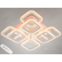 Люстра стельова Diasha 8060 біла LED димер 120Вт