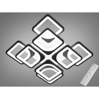 Люстра LED серія 8060 чорна пульт 115 Вт