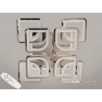 Потолочная LED люстра Серия 8060 хром 130Вт диммер