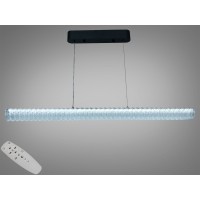 Підвісна люстра LED з пультом шампань 55Вт 10м²