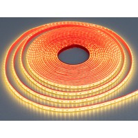 LED стрічка 12В, 120 шт/м, герметична, 8мм, теплий