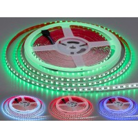 LED стрічка 12В, 108 діодів на метр, 8мм, RGB
