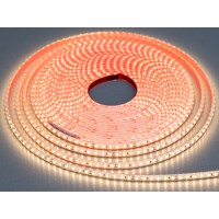 LED стрічка 24В, 120 шт/м, герметична, 8мм, теплий