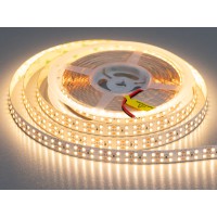 LED лента 24В, 240 диодов на метр, 15мм, тёплый