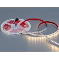 Адресная LED лента 24V, 126 диодов на метр, 8мм, тёплый