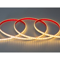 LED стрічка 12В, 120 шт/м, герметична, 8мм, теплий