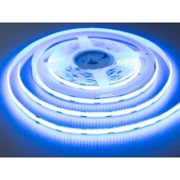 COB LED стрічка 12В, 320 діодів на метр, 8мм, блакитний