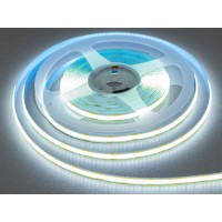 COB LED стрічка 12В, 320 діодів на метр, 8мм, холодний