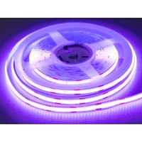COB LED стрічка 12В, 320 діодів на метр, 8мм, бузковий