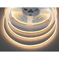 COB LED лента 12В, 320 диодов на метр, 5мм, тёплый