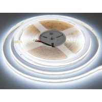 COB LED лента 12В, 608 диодов на метр, 10мм, холодная